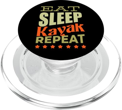 KAJAK KANU RAFTING PADDEL BOOT EAT SLEEP KAYAK PopSockets PopGrip für MagSafe von KAJAK BOOT KANU Zubehör Geschenke Shirts