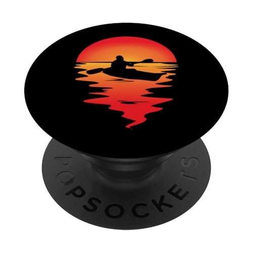 KAJAK KANU RAFTING PADDEL BOOT Wassersport sunset KAYAK PopSockets Klebender PopGrip von KAJAK BOOT KANU Zubehör Geschenke Shirts