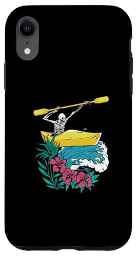 KAJAK KANU Skelett RAFTING BOOT Wassersport raftingboot Hülle für iPhone XR von KAJAK BOOT KANU Zubehör Geschenke Shirts