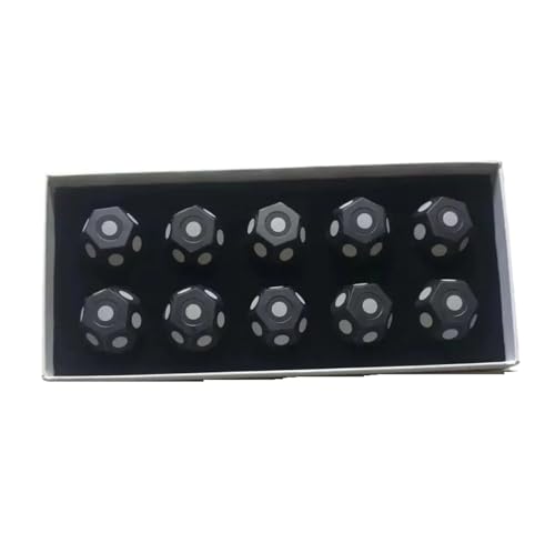 Innenring 6 mm Außenring 10 mm Handgeführter 3D-Scanner Magnetische Kugel Magnetischer Markierungspunkt Hochreflektierender Punkt für unterstützte Positionierung, Kalibrierung(10 pcs ball) von KAKAK