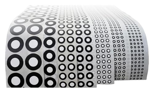 Scanziele Magnetischer Markierungsaufkleberpunkt Reflektierendes Positionierungspunktpapier for 3D-Scannen und optisches Tracking für unterstützte Positionierung, Kalibrierung(Inner 0.8 outer 2.5(1100 Scanziele Magnetischer Markierungsaufkleberpunkt Reflektierendes Positionierungspunktpapier for 3D-Scannen und optisches Tracking für unterstützte Positionierung, Kalibrierung(Inner 0.8 outer 2.5(1100 von KAKAK