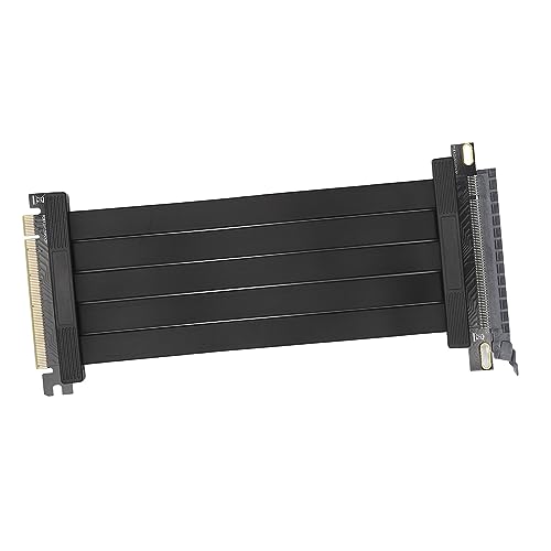 KAKAKE Grafikkarten-Extender, Plug-and-Play-Sektionsdesign, PCIE 4.0 X16-Riser-Kabel, 26 GB/s, Vergoldeter, Kontaktgeschirmter Kern für Desktop von KAKAKE