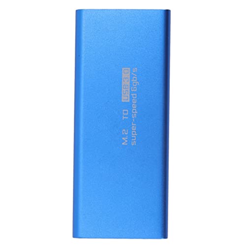 MSATA zu USB3.0 SSD-Gehäuse-Konverter, MSATA zu USB3.0-Gehäuse-Adaptergehäuse, schlankes, tragbares Gehäuse aus Aluminiumlegierung, 6 Gbit/s für Laptops von KAKAKE