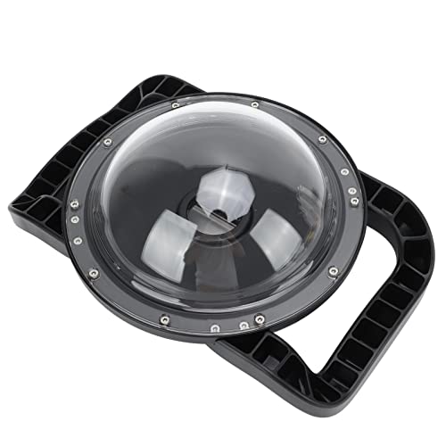 Objektiv-Kuppelanschluss, ergonomisch, hohe Lichtdurchlässigkeit, Zwei Griffe, Kuppelanschluss, Unterwasser-Tauchgehäuse, wasserdicht versiegelt, mit Auslöser für Action-Kameras von KAKAKE