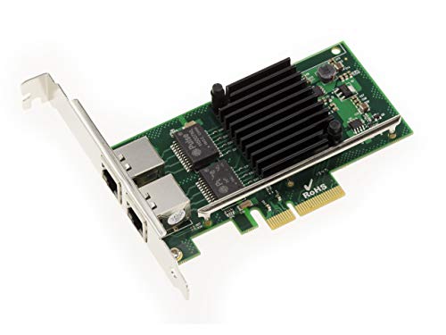 KALEA-INFORMATIQUE 2-Port-Gigabit-Ethernet-Netzwerk-Controller-Karte auf PCIe x4-Port mit Intel I350-T2 Chipsatz (NHI350AM4). von KALEA-INFORMATIQUE