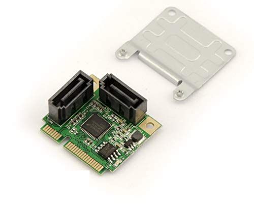 KALEA-INFORMATIQUE 2 Ports SATA 3.0 Mini PCI Express Controller-Karte mit ASM1061R Chipsatz und RAID-Unterstützung. von KALEA-INFORMATIQUE