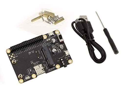 KALEA-INFORMATIQUE 3G 4G LTE HAT für Raspberry Pi, Samsung ARTIK, Latte Panda oder ASUS Tinker. Für MiniPCIe-Module, mit Nano-SIM-Steckplatz. von KALEA-INFORMATIQUE