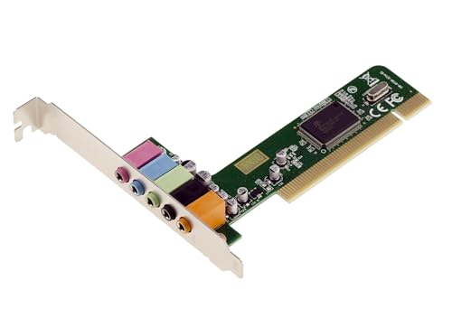 KALEA-INFORMATIQUE 4.1-Soundkarte auf PCI-Port - 4 Kanäle - Lautsprecher vorne hinten Mikro mit Chipsatz CMI8738 von KALEA-INFORMATIQUE