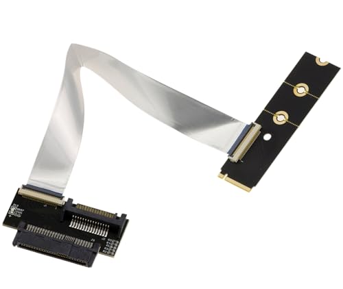 KALEA-INFORMATIQUE Adapter zur Montage eines NVMe U.2 SSD SFF-8639 auf M2 M Key Port mit 20cm geschirmtem Tischtuch KALEA-INFORMATIQUE Adapter zur Montage eines NVMe U.2 SSD SFF-8639 auf M2 M Key Port mit 20cm geschirmtem Tischtuch von KALEA-INFORMATIQUE