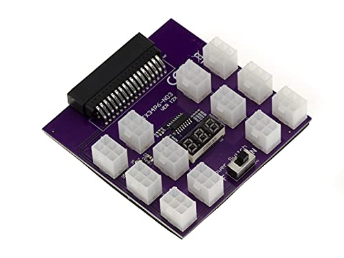 KALEA-INFORMATIQUE Breakout Board für Emerson-Netzteil 7001484 12 P6-Anschlüsse - Maximale Leistung 1200W - 7001484-J000 7001484-J002 39Y7200 39Y7201. von KALEA-INFORMATIQUE