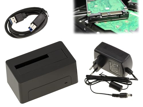 KALEA-INFORMATIQUE Dockingstation für SAS-Laufwerk USB3.0 5G-Verbindung, Stromversorgung 12V 2A. 18TB Support - USB Serial Attached SCSI SAS HDD Dock. von KALEA-INFORMATIQUE