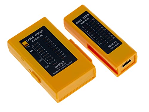 KALEA-INFORMATIQUE Durchgangstester für HDMI- oder RJ11- oder RJ45-Kabel. Prüft auf Kontinuität, Verdrahtung und Kurzschlüsse. von KALEA-INFORMATIQUE