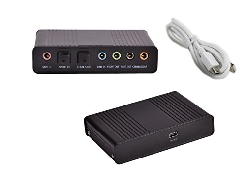 KALEA-INFORMATIQUE Externe Soundkarte auf USB 2.0-6-Kanal 5.1-Sound mit digitalem SPDIF-Eingang und -Ausgang von KALEA-INFORMATIQUE