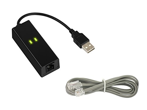KALEA-INFORMATIQUE Faxadapter Modem 56K auf USB-Port mit RJ11-Buchse. CONEXANT Chipsatz. von KALEA-INFORMATIQUE