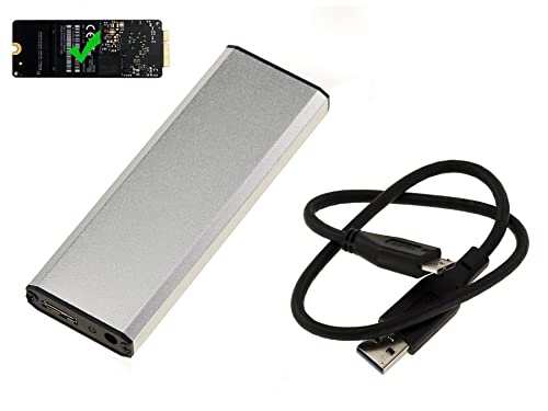 KALEA-INFORMATIQUE Gehäuse für Mac PRO 2012 SSD auf USB3 (USB 3.0 5G) für Mac PRO 2012 SSD mit 8+18 Pins. von KALEA-INFORMATIQUE
