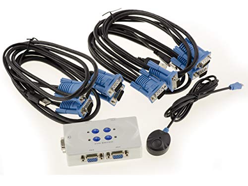 KALEA-INFORMATIQUE KVM Switch Sharing Box für 4 PCs. VGA-Bildschirm, USB-Tastatur und -Maus, Fernbedienung und KVM-Kabel im Lieferumfang enthalten. KALEA-INFORMATIQUE KVM Switch Sharing Box für 4 PCs. VGA-Bildschirm, USB-Tastatur und -Maus, Fernbedienung und KVM-Kabel im Lieferumfang enthalten. von KALEA-INFORMATIQUE