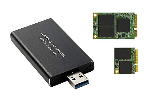 KALEA-INFORMATIQUE Kompaktes mSATA-auf-USB3-Gehäuse für SSDs vom Typ mSATA 30mm oder 50mm von KALEA-INFORMATIQUE