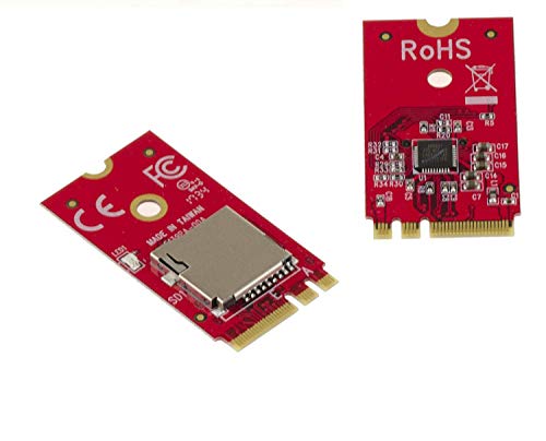KALEA-INFORMATIQUE M2-Controller-Karte (M.2 NGFF A Key oder E Key) für MicroSD-Karte - Kapazität 2 TB - Micro SD SDHC SDXC -. von KALEA-INFORMATIQUE