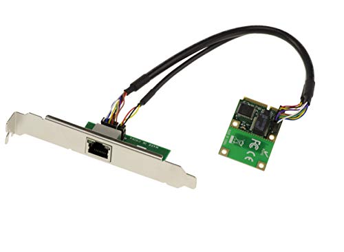 KALEA-INFORMATIQUE Mini PCI Express Netzwerk Controller Karte 1 Port LAN GIGABIT ethernet mit Intel 82574 Chipsatz von KALEA-INFORMATIQUE