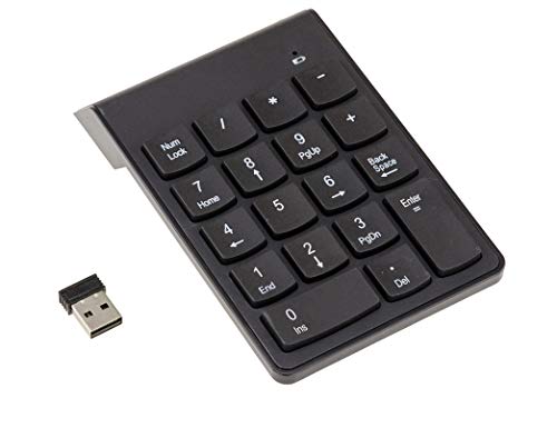 KALEA-INFORMATIQUE Mini-Tastatur mit 18 Tasten und drahtloser 2,4-GHz-Verbindung. Kompatibel mit PC und Mac. von KALEA-INFORMATIQUE
