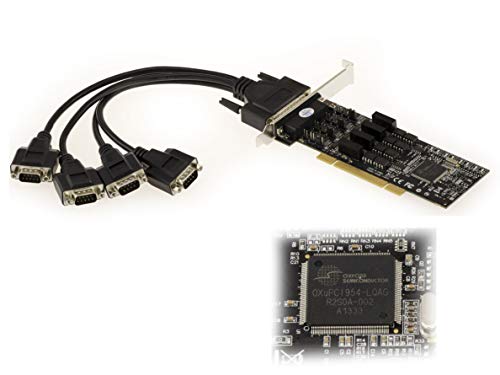 KALEA-INFORMATIQUE PCI-Controller-Karte mit 4 Ports RS422 RS485 mit Oxford OXPCI954 Chipsatz und 2KV Isolierung. von KALEA-INFORMATIQUE