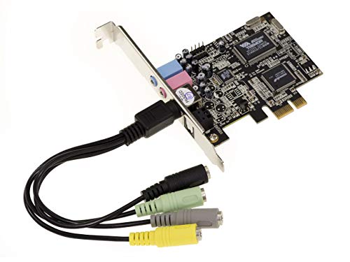 KALEA-INFORMATIQUE PCI Express PCIe 8-Kanal 7.1-Soundkarte mit Via Tremor VT1723 Chipsatz und ASM 1083. Dolby- und DTS-Unterstützung, optischer SPDIF-Ausgang. von KALEA-INFORMATIQUE