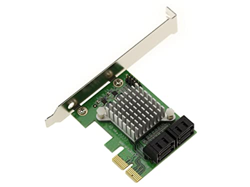 KALEA-INFORMATIQUE PCI Express PCIe x2-Karte mit 4 SATA-Ports. Chipsatz Marvell 88SE9230 Hardware RAID 0 1 10. von KALEA-INFORMATIQUE