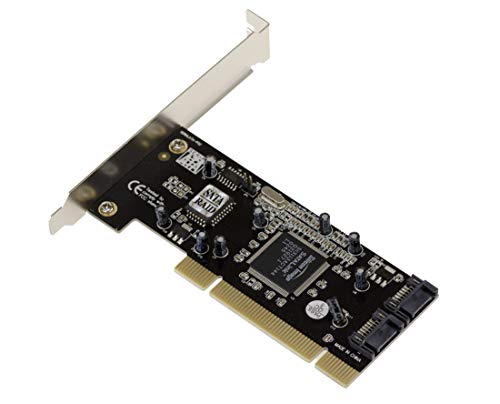 KALEA-INFORMATIQUE PCI-zu-SATA-Controller-Karte mit 2 unabhängigen Ports oder als RAID 0,1 mit Silicon Image SIL3112 Chipsatz. von KALEA-INFORMATIQUE