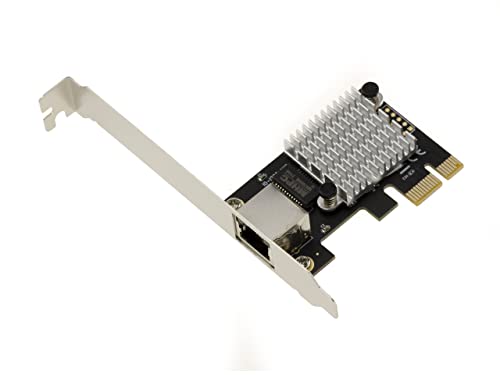 KALEA-INFORMATIQUE PCIe 3.1 1x auf 2.5 Gigabit Ethernet 10 100 1000 1G 2.5G RJ45-Steckverbinder Chipsatz Intel I225-V High Low Profile. von KALEA-INFORMATIQUE