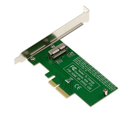 KALEA-INFORMATIQUE PCIe Controller-Karte für SSD MAC 2013 2014 2015 2016 2017 2018 mit 12+16 Pins (MD711 MD712 MD760 MD761 ME864 ME865 ME866 ME293 ME294 ME874 ...) - PCI Express x4 von KALEA-INFORMATIQUE