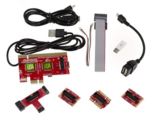 KALEA-INFORMATIQUE Post Card 7-in-1-Tester für PC-Mainboards und Portable-PCs. PCI PCIe LPC und EC DEBUG Port Schnittstellen. von KALEA-INFORMATIQUE