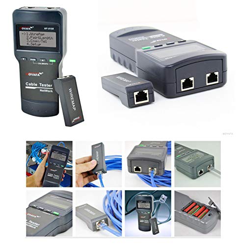 KALEA-INFORMATIQUE Professioneller Tester für RJ45-Ethernet-Netzwerke. Kartiert die Kabel und lokalisiert den Fehler genau über die Länge des getesteten Kabels. von KALEA-INFORMATIQUE
