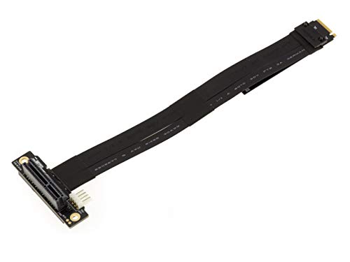 KALEA-INFORMATIQUE Riser-Erweiterung Adapter für M2 PCIe NVMe M Key Port auf PCIe x4 Buchse. Länge 20cm KALEA-INFORMATIQUE Riser-Erweiterung Adapter für M2 PCIe NVMe M Key Port auf PCIe x4 Buchse. Länge 20cm von KALEA-INFORMATIQUE