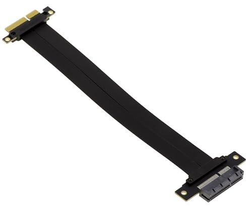 KALEA-INFORMATIQUE Riser PCI Express Gen 4.0 PCIe x4 Stecker auf Buchse, 8GB Datendurchsatz Bandbreite 64 GT/s in der Achse KALEA-INFORMATIQUE Riser PCI Express Gen 4.0 PCIe x4 Stecker auf Buchse, 8GB Datendurchsatz Bandbreite 64 GT/s in der Achse von KALEA-INFORMATIQUE
