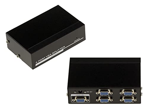 KALEA-INFORMATIQUE Splittertyp VGA-Videosplitter, der 1 Eingangsquelle identisch auf 4 gleichzeitige Ausgänge dupliziert. 350MHz Bandbreite KALEA-INFORMATIQUE Splittertyp VGA-Videosplitter, der 1 Eingangsquelle identisch auf 4 gleichzeitige Ausgänge dupliziert. 350MHz Bandbreite von KALEA-INFORMATIQUE