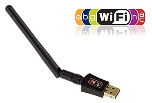 KALEA-INFORMATIQUE USB 2.0 600AC WiFi DUAL Band 2.4GHz und 5.8GHz Stick mit 2dBi Antenne. Kompatibel mit IEEE802.11 a b g n ac. von KALEA-INFORMATIQUE