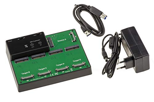 KALEA-INFORMATIQUE USB-Dockingstation für 5 mSATA-SSDs mit USB3.0-Verbindung und CLONAGE-Funktion. Dock mit externer Stromversorgung im Lieferumfang enthalten. von KALEA-INFORMATIQUE