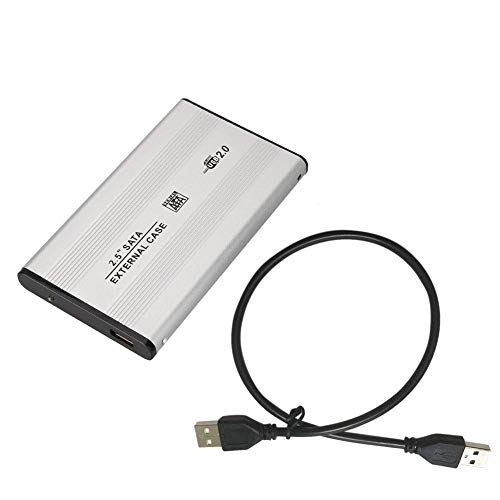 KALEA-INFORMATIQUE USB-Gehäuse für 2,5 SATA-Festplatten, USB 2.0-Anschluss, mit Hülle von KALEA-INFORMATIQUE