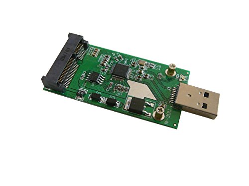 KALEA-INFORMATIQUE mSATA-auf-USB3-Adapter zum Lesen und Beschreiben Einer mSATA-SSD über einen USB-3.0-Anschluss. von KALEA-INFORMATIQUE