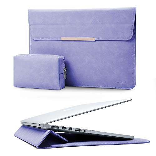 KALIDI Schutzhülle für MacBook Air Pro Retina 2016–2020, 33,8 cm (13–13,5 Zoll) Surface Pro 5, 6, 7, mit Tasche (für 33,8 cm (13,3 Zoll) MacBook/Pro/Air (Purple#1) von KALIDI