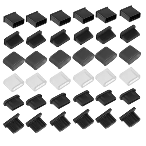 36 StüCk 6 Arten USB-Anti-Staubschutz-Stecker, USB-C-Staubschutz USB-Typ-C-Staubstopper Weiche Micro-USB-Abdeckkappe USB-A-Port-Schutzabdeckung Anti-Staubschutz FüR USB A, Typ C, Micro USB 36 StüCk 6 Arten USB-Anti-Staubschutz-Stecker, USB-C-Staubschutz USB-Typ-C-Staubstopper Weiche Micro-USB-Abdeckkappe USB-A-Port-Schutzabdeckung Anti-Staubschutz FüR USB A, Typ C, Micro USB von KALIONE