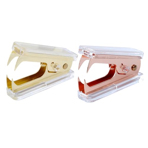 KALLORY 1 Satz Klammerentferner Klare Mini-heftklammer Transparenter Hefter Dateibindungstool Buchheime Werkzeug Broschürenhefter Klarer Hefter Desktop-hefter Acryl Zufällige Farbe 2 Stück KALLORY 1 Satz Klammerentferner Klare Mini-heftklammer Transparenter Hefter Dateibindungstool Buchheime Werkzeug Broschürenhefter Klarer Hefter Desktop-hefter Acryl Zufällige Farbe 2 Stück von KALLORY