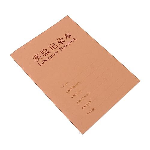 KALLORY 1 Stück Experimentierheft Labornotiz Labor Notizbuch Arbeitsheft Notizbücher Student Wissenschaftslabor-notizbuch Notizblock Chemie Laborjournal Gefüttert Kraftpapier KALLORY 1 Stück Experimentierheft Labornotiz Labor Notizbuch Arbeitsheft Notizbücher Student Wissenschaftslabor-notizbuch Notizblock Chemie Laborjournal Gefüttert Kraftpapier von KALLORY