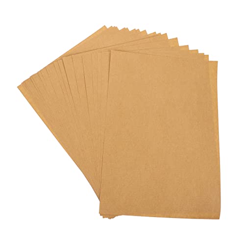 KALLORY 100 Blatt Selbstklebendes Etikettenpapier Aufkleberpapier Bedruckbare Etiketten Etikettenpapier Kopieren Versandetikettenpapier Verpackung Klebrig Kraftpapier Hellbraun KALLORY 100 Blatt Selbstklebendes Etikettenpapier Aufkleberpapier Bedruckbare Etiketten Etikettenpapier Kopieren Versandetikettenpapier Verpackung Klebrig Kraftpapier Hellbraun von KALLORY