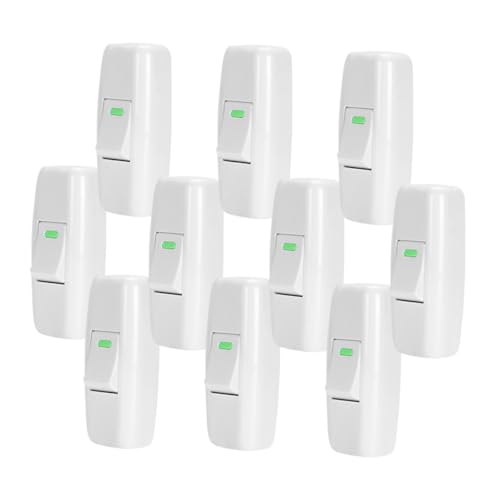 KALLORY 10Stücke Inline Kabelschalter für Schreibtischlampen Bequeme Tastensteuerung für Lampen Leistungsstarker Wippschalter für Einfache Bedienung und Vielseitigen Einsatz von KALLORY