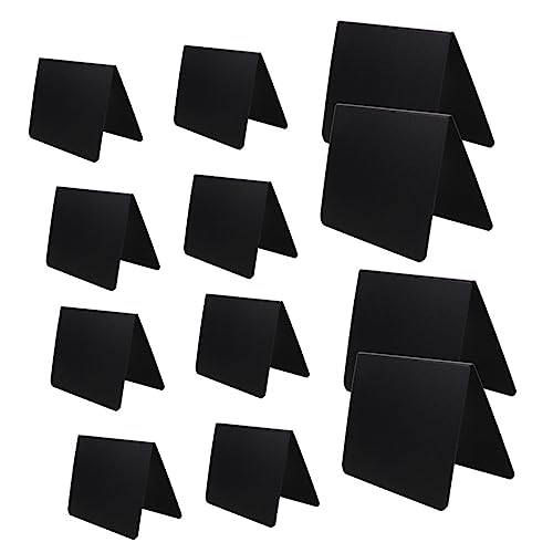 KALLORY 12 Stück Kreidetafel Schild Innere Sandwich-brett-schild Büfett Planke Led Message Board Zeichenbrett Kleine Nachricht Tafelschilder Mit Ständer Steht Mini Schwarz Black Plastik KALLORY 12 Stück Kreidetafel Schild Innere Sandwich-brett-schild Büfett Planke Led Message Board Zeichenbrett Kleine Nachricht Tafelschilder Mit Ständer Steht Mini Schwarz Black Plastik von KALLORY