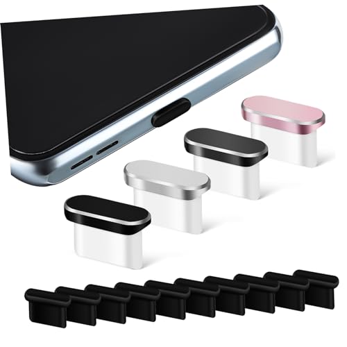 KALLORY 14Stücke USB C Staubabdeckungen für Typ C Anschlüsse Kompatibel mit Meisten Smartphones Schützt Ladebuchsen vor Schmutz Einfach KALLORY 14Stücke USB C Staubabdeckungen für Typ C Anschlüsse Kompatibel mit Meisten Smartphones Schützt Ladebuchsen vor Schmutz Einfach von KALLORY