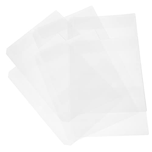 KALLORY 15 Stück 6 A5 Loseblatt-Aufbewahrungsbeutel Tasche Bindemittel Lagerung Wasserdicht Reißverschluss-Bindebeutel PVC-Bindebeutel durchsichtige Beutel mit losen Blättern Ordner klar von KALLORY