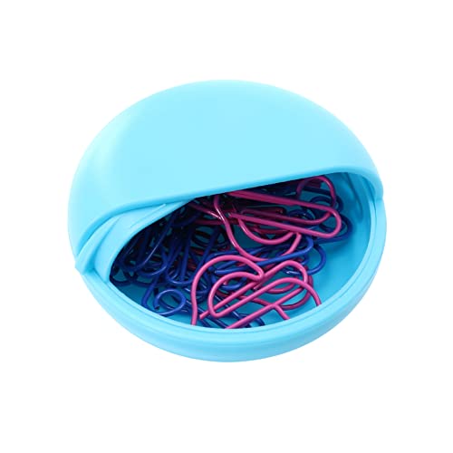 KALLORY 16 Stück Beachten Sie Lesezeichenpapierclip geformt Büroklammern in verschiedenen Größen Büroklammern gefärbt Büroklammern süß Mehrzweck-Büroklammern Metall Blau Zufällige Farbe von KALLORY