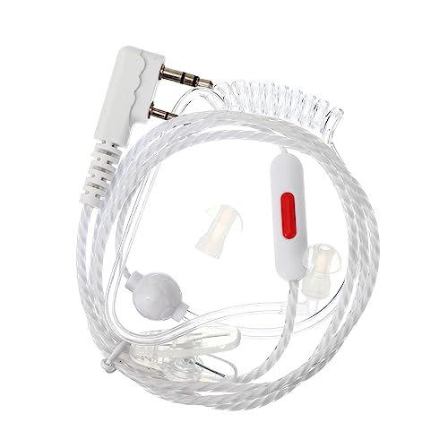 KALLORY 1Stück Akustikrohr Kopfhörer für Kabelloses Headset mit Strahlungsfreiem Luftrohr Kompatibel mit Bf für Kommunikation Gehörschutz KALLORY 1Stück Akustikrohr Kopfhörer für Kabelloses Headset mit Strahlungsfreiem Luftrohr Kompatibel mit Bf für Kommunikation Gehörschutz von KALLORY